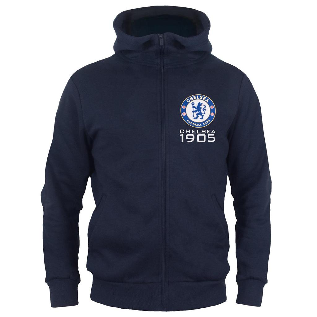 Chelsea FC Boys Fleece Full Zip Hoodie