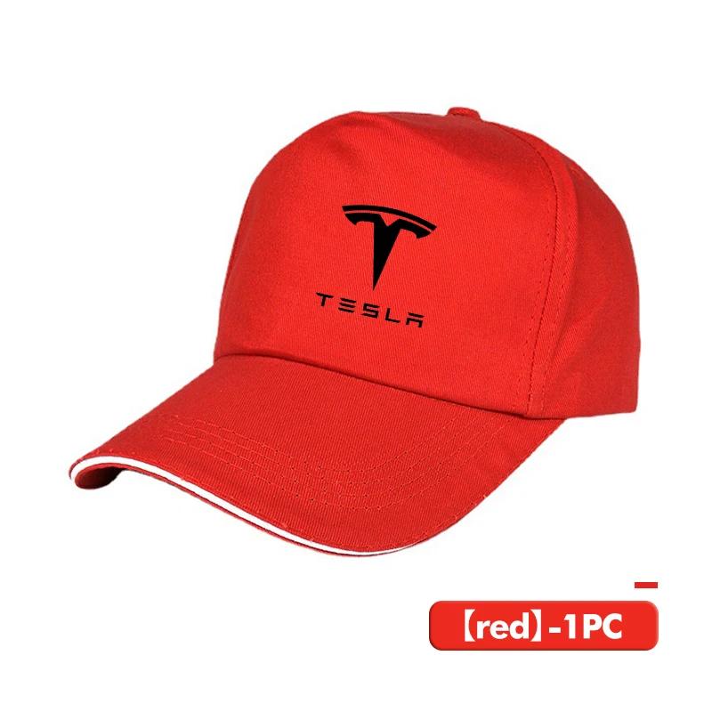 

Car Sticker Tesla Car Summer Women Men Baseball Cap Adjustable Snapback Sunhat For Tesla Model Y 3 S X Roadster Bonina