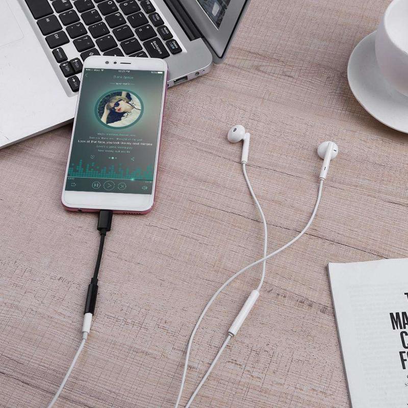 5pcs Type-C to 3.5mm Jack Converter Earphones Audio Adapter Cable Type USB C to 3.5mm Headphones Aux Cable for Huawei Xiaomi 10