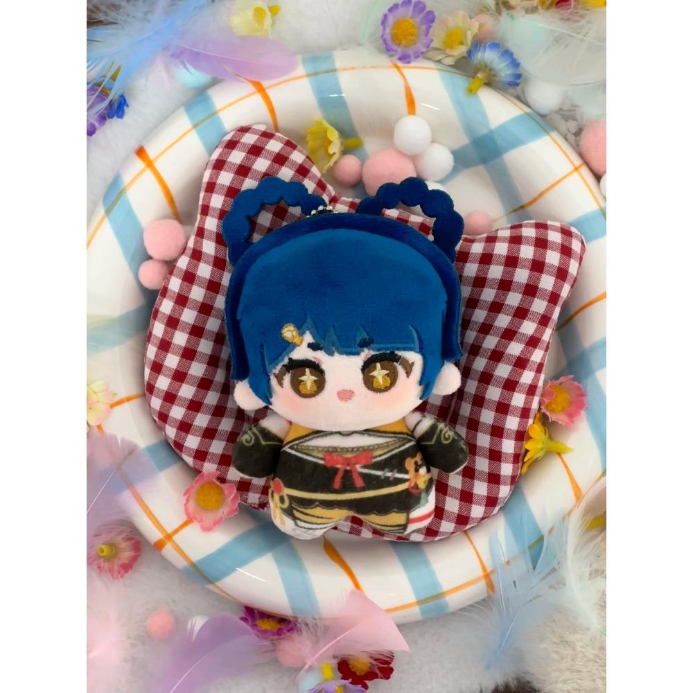 Genshin Impact Xiangling Shenhe Xianyun Keqing Hu Tao Ganyu Yelan Baizhu Anime Idol Plushies Pillows Starfish Body Pendant 10cm