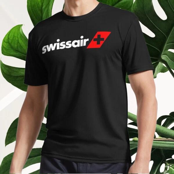 New swissair-logo Merchandise Active T-Shirt Logo T-Shirt Funny Size S to 5XL XXL