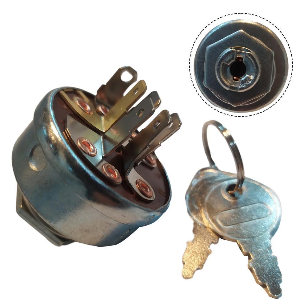 For Lawn Maintenance Ignition Switch With Key Lawn Tractor Ignition Switch Reliable 3 Pieces For Exmark 1 543070