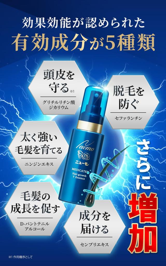 Pneumo Scalp Treatment, Hair Growth Tonic, Instructions Included, Pharma Foods Co., Ltd., Quasi-drug, 75ml (1 Bottle (V))