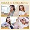 Microcurrent 3D Eye Massager Red Light Glasses for Decreasing  Darkness Relaxing Eye Tired with Glasses Strap Eye Beauty Care