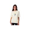 Nike Printed Cotton Round Neck Short Sleeve T-Shirt Women T-Shirts Off-White FV9370-901