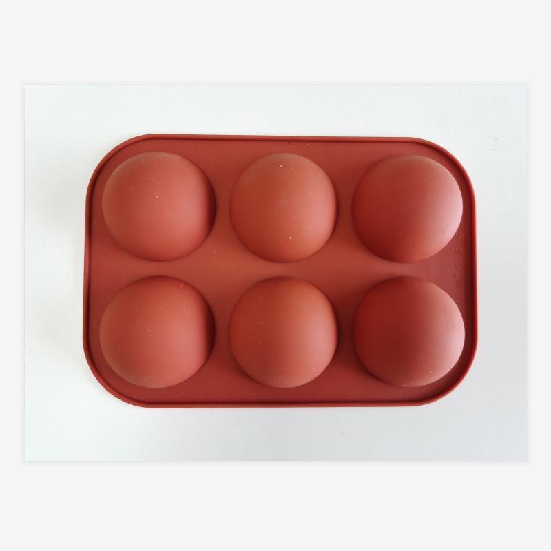 

Силиконовая полукруглая форма для тортов, желе или шоколада