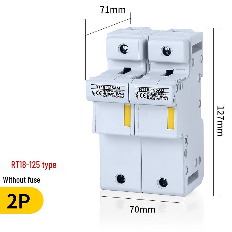 RT18-32X/63X DIN Rail Fuse Base 1P-4P R015/R016