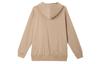 Nike Sweatshirts Women's Beige Hooded Moderate Cardigan DM6416-200