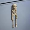 3D Printed Skeleton Refrigerator Magnet Halloween Poseable Skeleton Figurine with Movable Joints