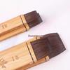 Artsecret Flat Brush with Grey Squirrel Hair Blend & Carbonized Bamboo Handle for Watercolor, Gouache, Oil, & Acrylic Painting
