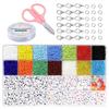 28 Grid Box With Solid Color Paint Glass Beads Diy Bracelet Necklace Jewelry Accessories Xiaomi Beads