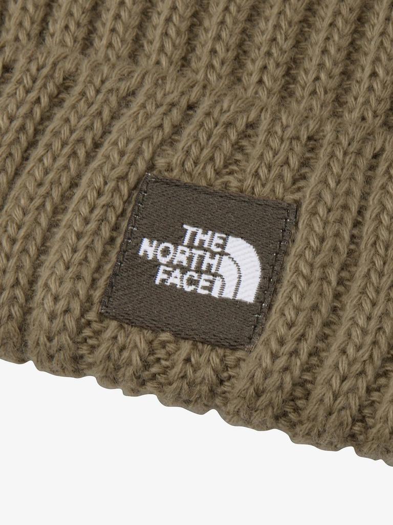 The North Face Baby Pom Pom Cappucho Knit Classic Khaki Hat, (BF)