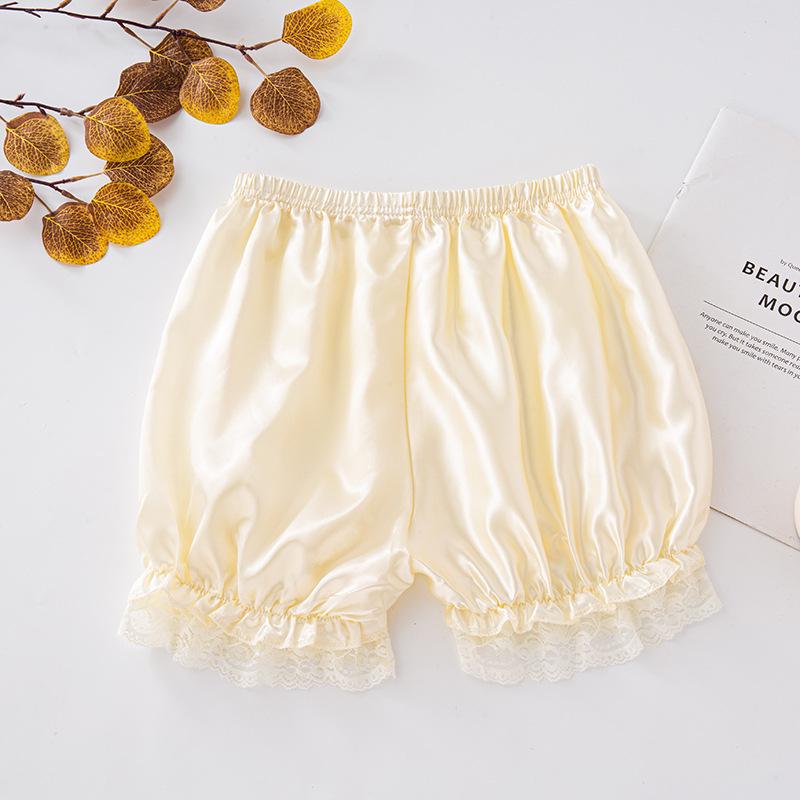 

In-Stock Lace Trim Short Sleeve Pumpkin Lantern Base Layer Safety Pants Extra Large