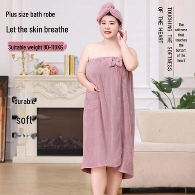 Peignoir Serviette de Bain Bandeau Grande Taille pour Femmes - Épais, Portable pour Spa & Salon