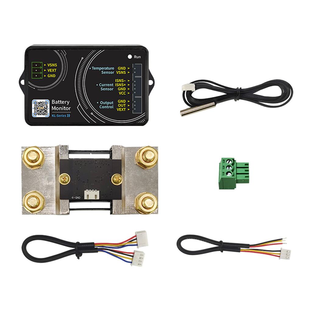 Battery Monitor Bluetooth-compatible Battery Capacity Tester 0‑120V Voltmeter
