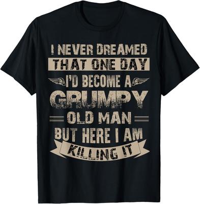 I_d Become A Grumpy Old Man T Shirt Mens Womens Tees Top_ Grumpy Gift Unisex T-Shirt Mens Womens Tees Top