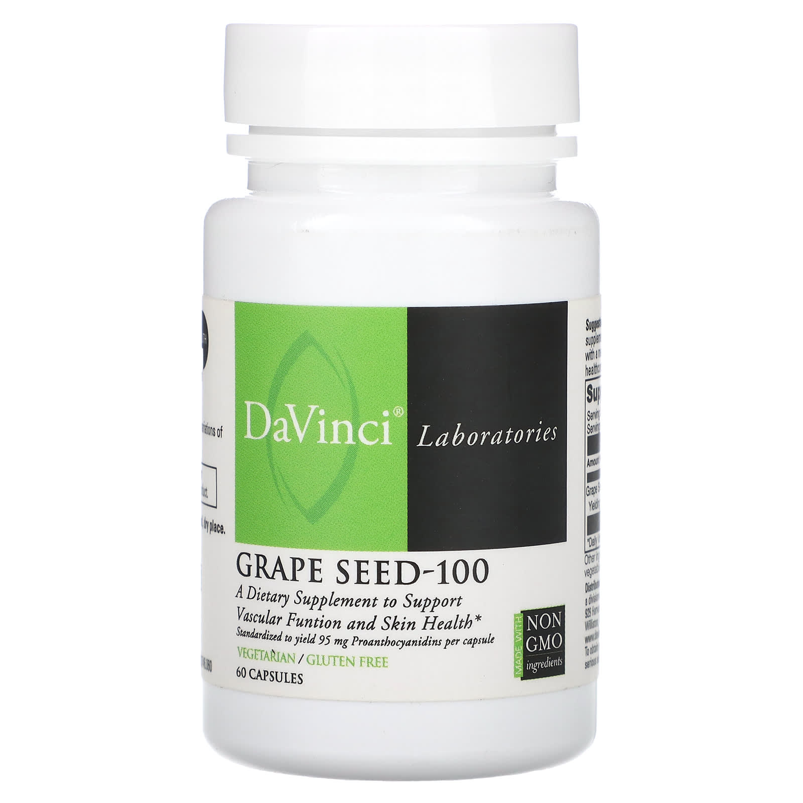 

Grape Seed - 100, 100Mg, 60 Capsules