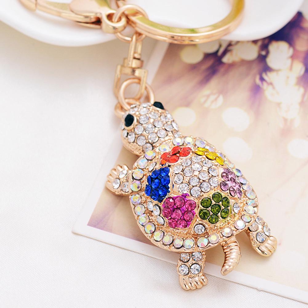 Drahokamenová želva přívěsek na klíče přívěsek na klíče taška na zavěšení do auta