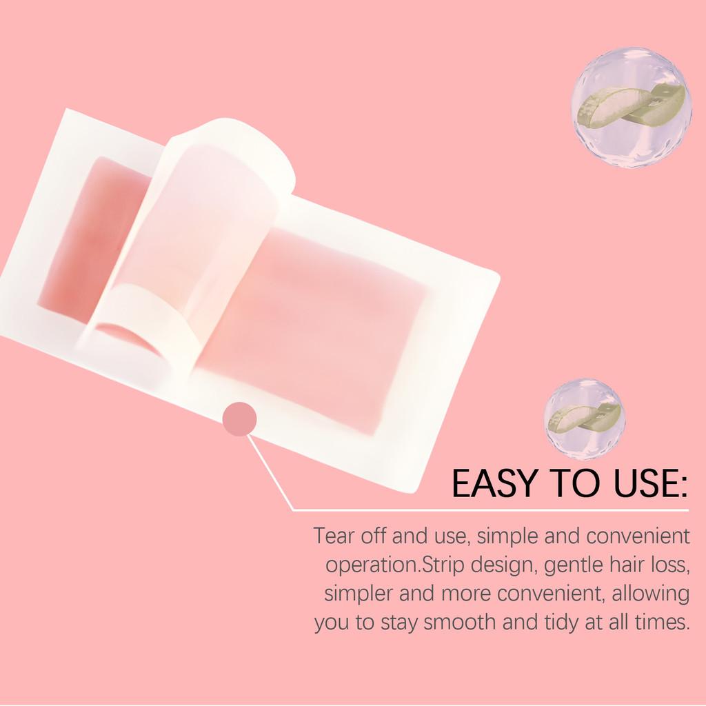 Oceaura Scented Wax Strips For Gentle And Nourishing Hair Removal With Smooth Skin Finish