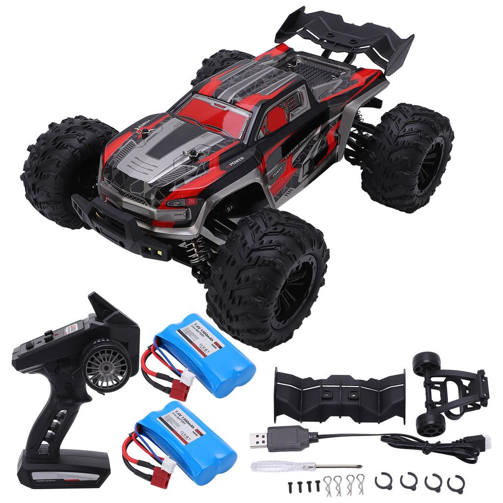 2.4G Remote Control Drift Car Full Scale 1 16 4WD Off Road RC Car with LED Headlights High Speed RC Car