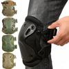 SSUNTAK Camo Tactical Knee Elbow Pads Set Outdoor Sports Protective Gear for Airsoft CS Combat Cycling Skate Hiking Sport Adults