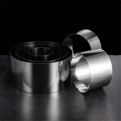 304 Stainless Steel Mousse Ring Cheese Thousand Layer Mold Cake Mould Round Cake Decorating Tool Fondant Mousse Ring Baking Tool