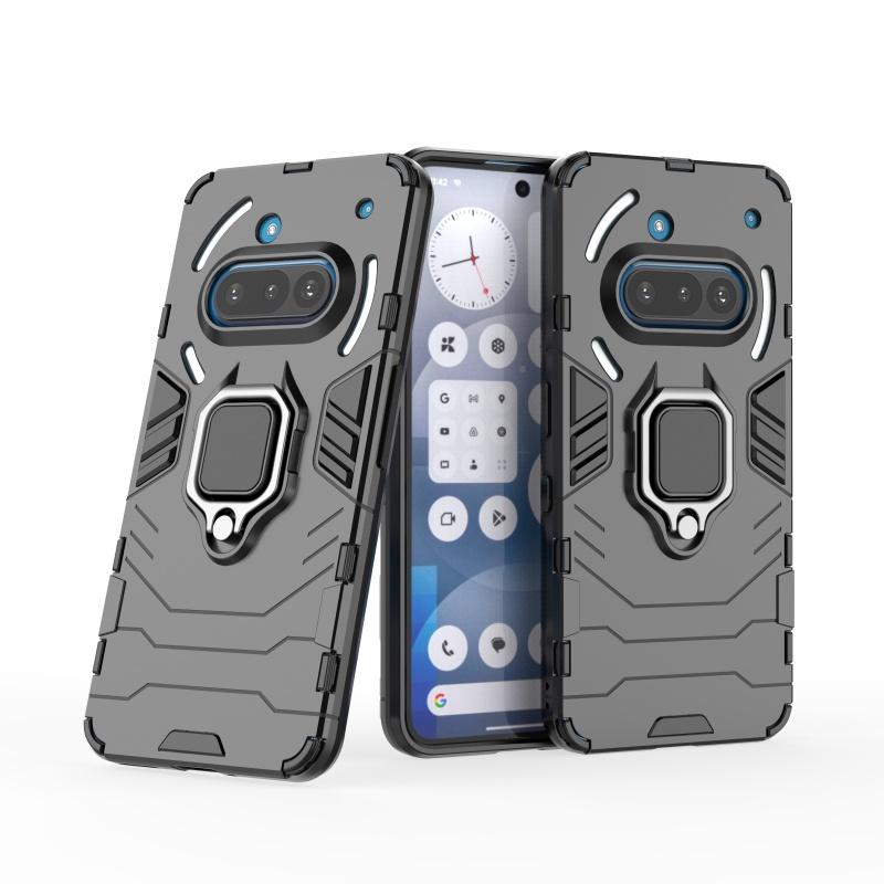 

Для Nothing Phone 3A Чехол Чехол Nothing Phone 3A Capas Armor Ударопрочный держатель для ПК Кольцо Магнитный держатель Fundas Nothing Phone 3A For Nothing Phone 3A