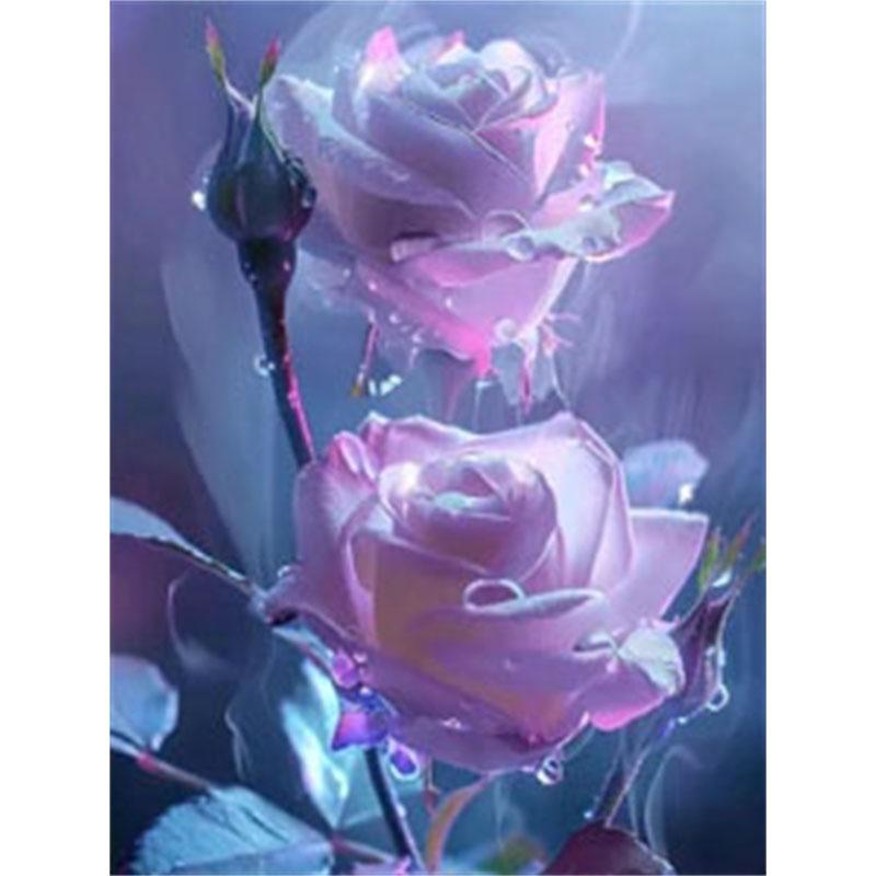 DIY Diamond Painting Flower Cross Stitch Kit Mosaic Art Diamond Painting Full Circle/Square Diamond Home Decoration