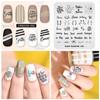 kads Fashion 050 Nail Stamping Plate Cute Words Image Design Manicure Stamper Nail Art Nail Accessories Stamping Printer
