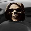 2 Pcs Ghost Car Headrest Covers 2D Stretch Car Interior Decor Car Seat Headcover  All Seasons