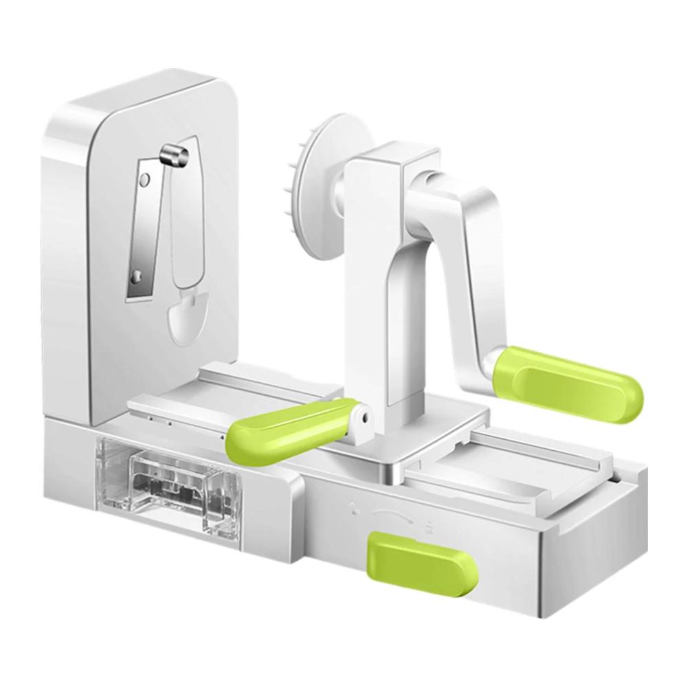 Manual Vegetable Spiral Slicer Vegetable Cabbage Chopper Non Slip Japanese Salad Slicing Cabbage Shredded Sauerkraut Cutter Tool