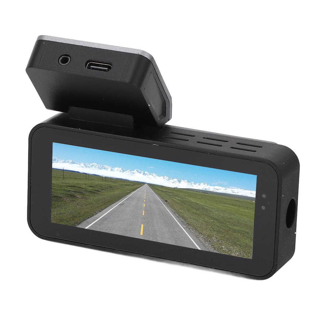 Car Dash Cam Wide Angle Night Vision Loop Recording Parking Monitoring Front Rear and Inside 3 Channel Car Camera