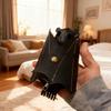 Creative Bat Wallet Keychain Coin Purse Leather Bat Keychain Funny Halloween Bat Pendant  Key Decor