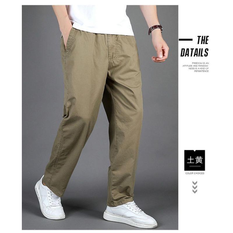 

Men s Casual Loose Pants Drawstring Waist Lightweight Breathable Long Trousers Outdoor Wear M хакі