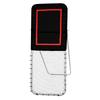 Folding Lacrosse Rebounder for Backyard, 3x8 Ft Volleyball Bounce Back Net, Pitchback Throwback Baseball Softball Return Training Screen, Adjustable