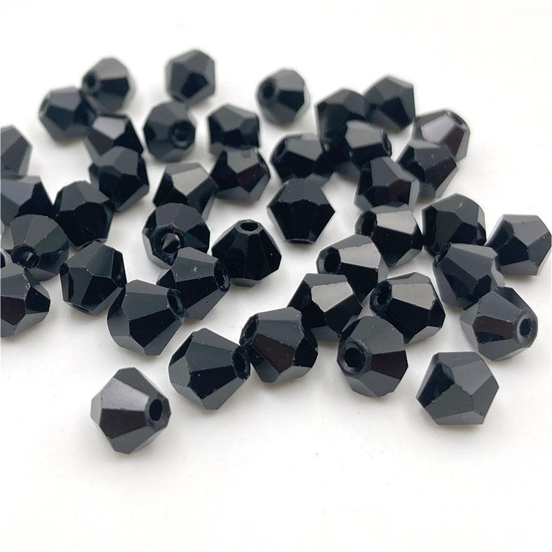 Faceted Austria 3 4 6mm Bicone Crystal Beads Spacer Glass Beads for Bracelet Necklace DIY Jewelry Making
