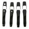 Pack Of 4 ABS Door Handle Covers with Anti Slip Grip & Easy Installation Vehicle Accessories for Multiple Automotive