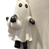 Halloween Ghost Statue Mini Resin Figurine Cute Funny Cartoon Design Spooky Statue Festival Party Decoration