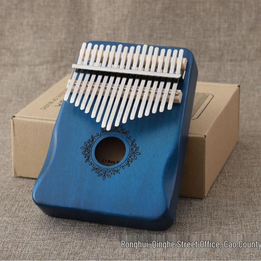 17-Key Beginner Kalimba Thumb Piano - Portable Musical Instrument