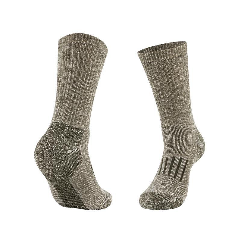 Woolen Sports Socks Men's Soft Warm Thicken Ski Sock Wear-resistant High Elastic Running Hiking Breathable Hiking Socks