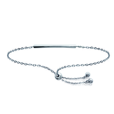 [M7277] - Silver Bracelet 'Choréographie' Silver (rhodium-plated) - 28x2 Mm