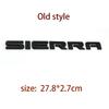 dgwxr9 SIERRA new old letter logo car stickers for GMC sierra original rear boot label trunk modified Accessories decoration decals