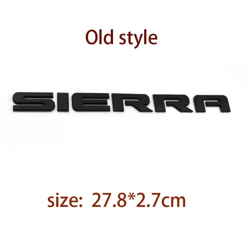 Dgwxr9 SIERRA New Old Letter Logo Car Stickers for GMC Sierra Original Rear Boot Label Trunk Modified Accessories Decoration Decals
