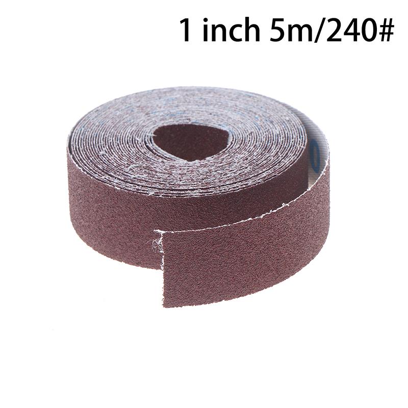 

1 Inch Emery Cloth Rolls, Continuous Sandpaper Suitable For Wood Sanding, Metal Polishing, Car Detailing A7