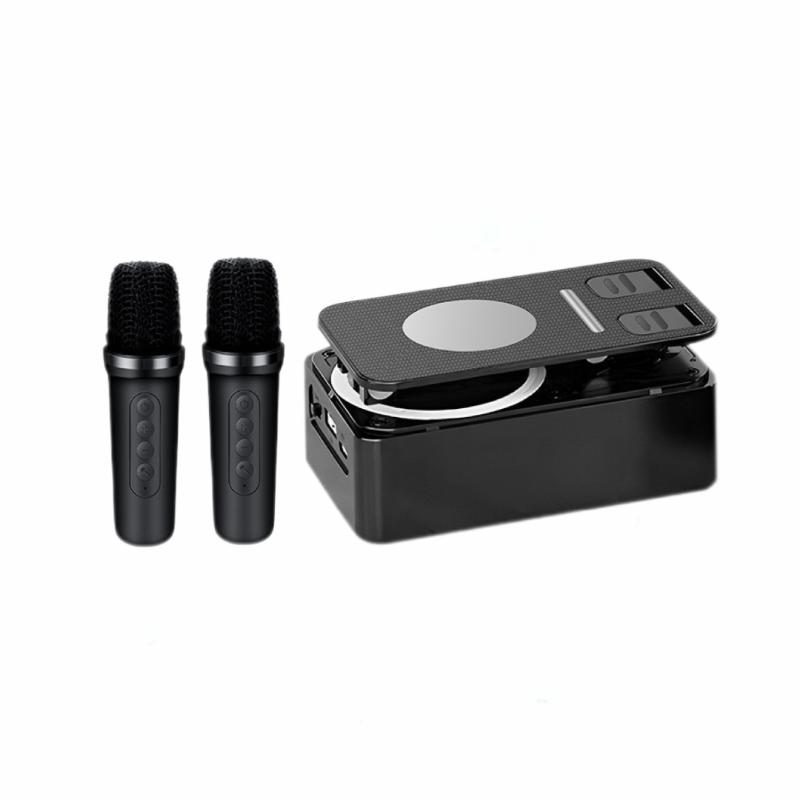 4In1 Phone Holder Portable Speaker With Mic Wireless Speaker Bluetooth With Powerbank360°Phone Stand