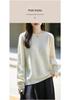 2026 Autumn/Winter Women's Loose Round Neck 100% Wool Long Sleeve Sweater