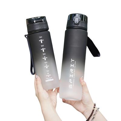Fitness Sports Water Bottle with Handle Travel Water Cup Leakproof Dazzling Color Water Bottle for Fitness Gym Outdoor Sports