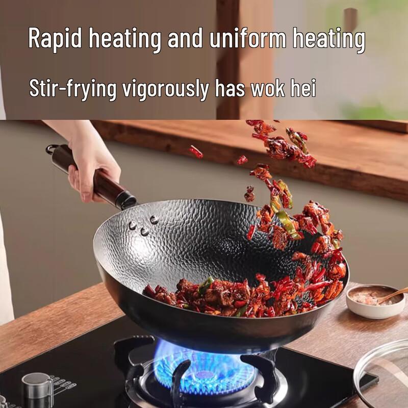 SUPOR Traditional Round Bottom Iron Wok