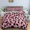 Leopard Print King Queen Duvet Cover Brown Cheetah Skin Pattern Bedding Set For Teens Girl Women Leopard 2/3pcs Soft Quilt Cover