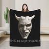 The Black Phone Horror Movie Blankets  Decorative Flannel Throw Blanket For Home Decor Soft Warm Design Quality Bedspread Gift